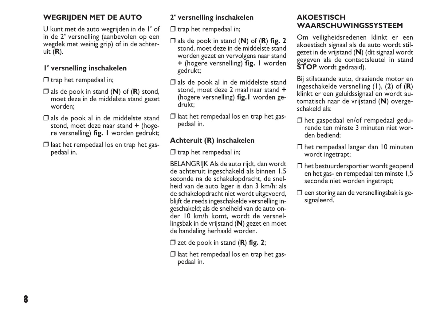 2007-2008 Fiat Ducato Comfort Matic Owner's Manual | Dutch