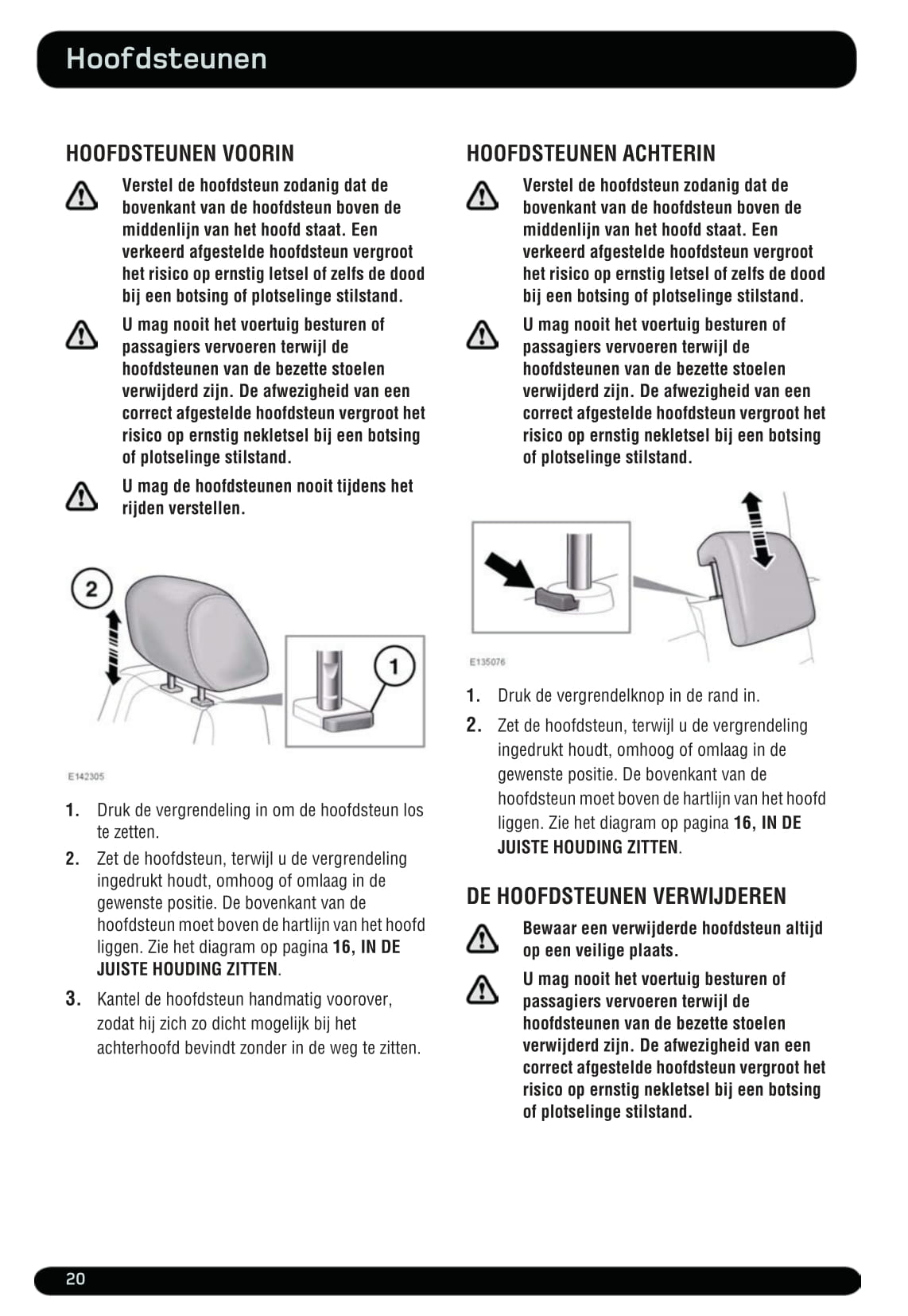 2012-2013 Land Rover Range Rover Sport Owner's Manual | Dutch