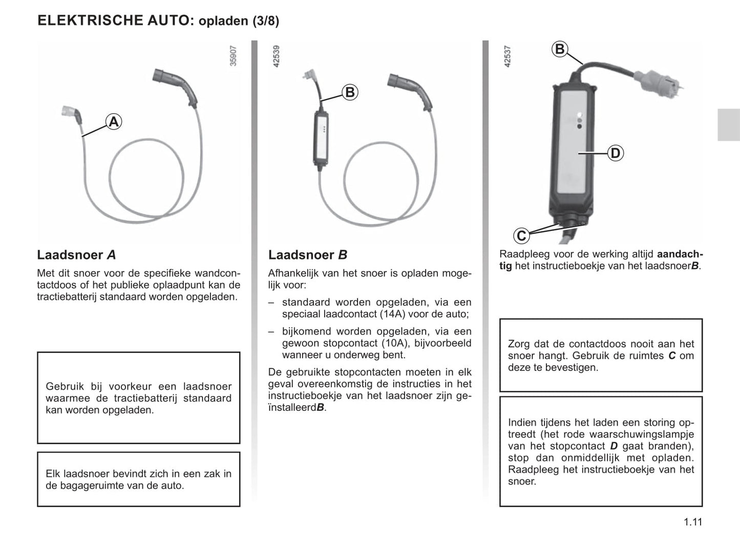 2019-2020 Renault Kangoo Z.E. Owner's Manual | Dutch