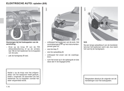 2019-2020 Renault Kangoo Z.E. Owner's Manual | Dutch