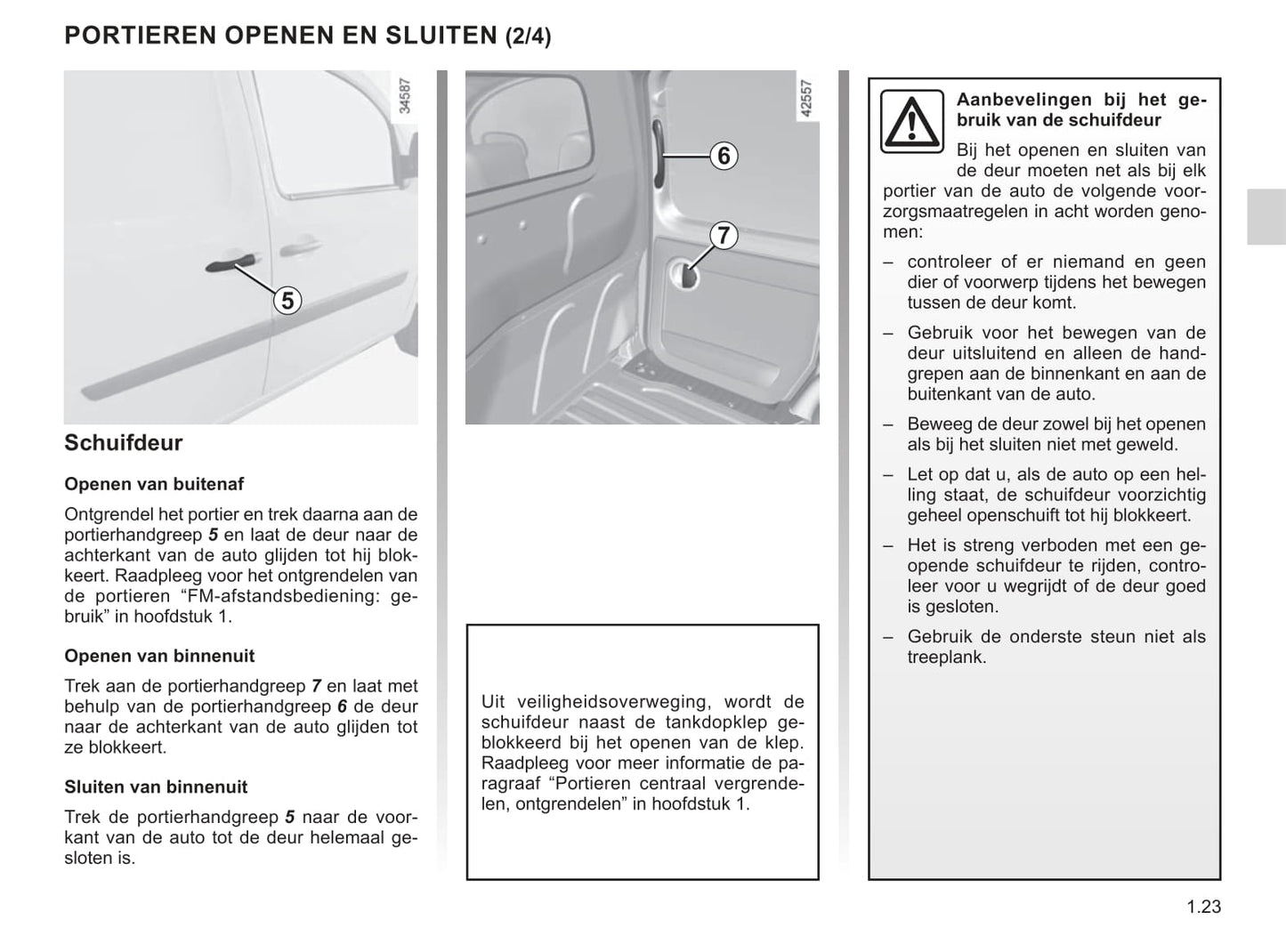 2019-2020 Renault Kangoo Z.E. Owner's Manual | Dutch