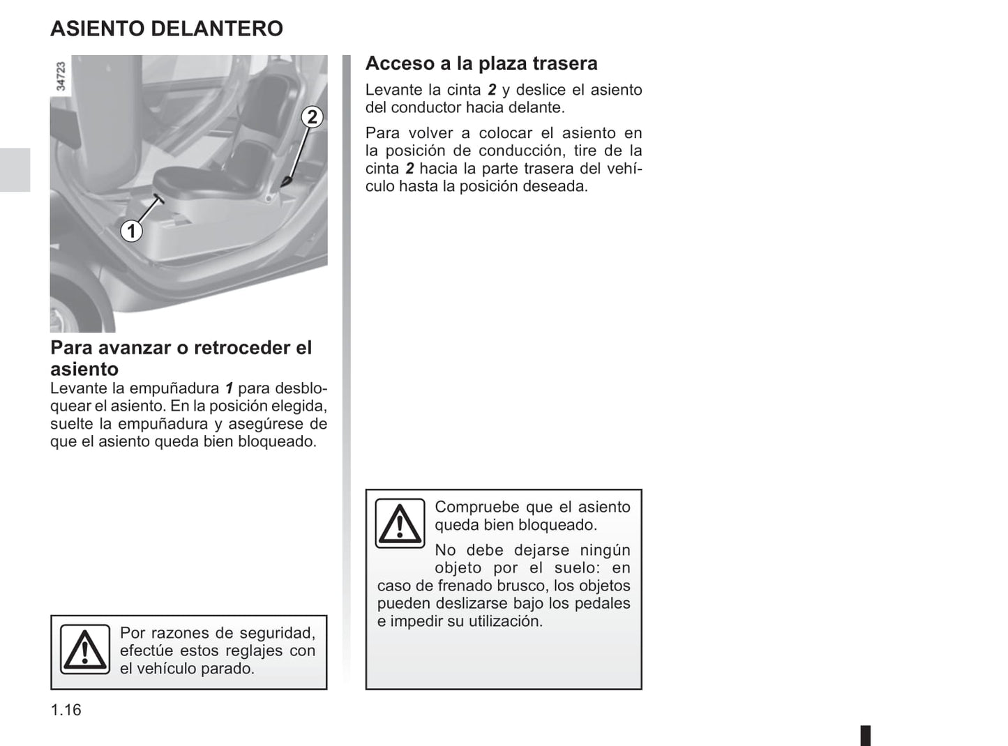 2018-2019 Renault Twizy Owner's Manual | Spanish
