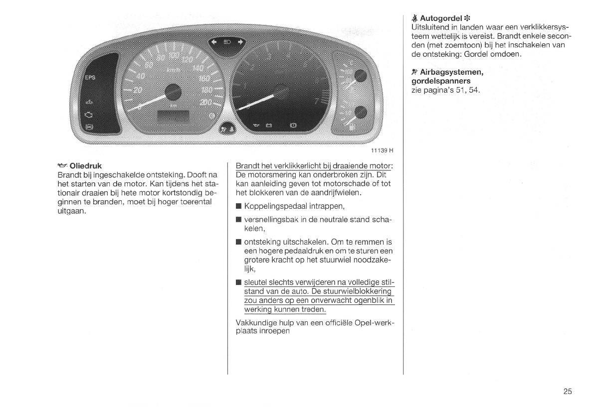 2003-2007 Opel Agila Owner's Manual | Dutch