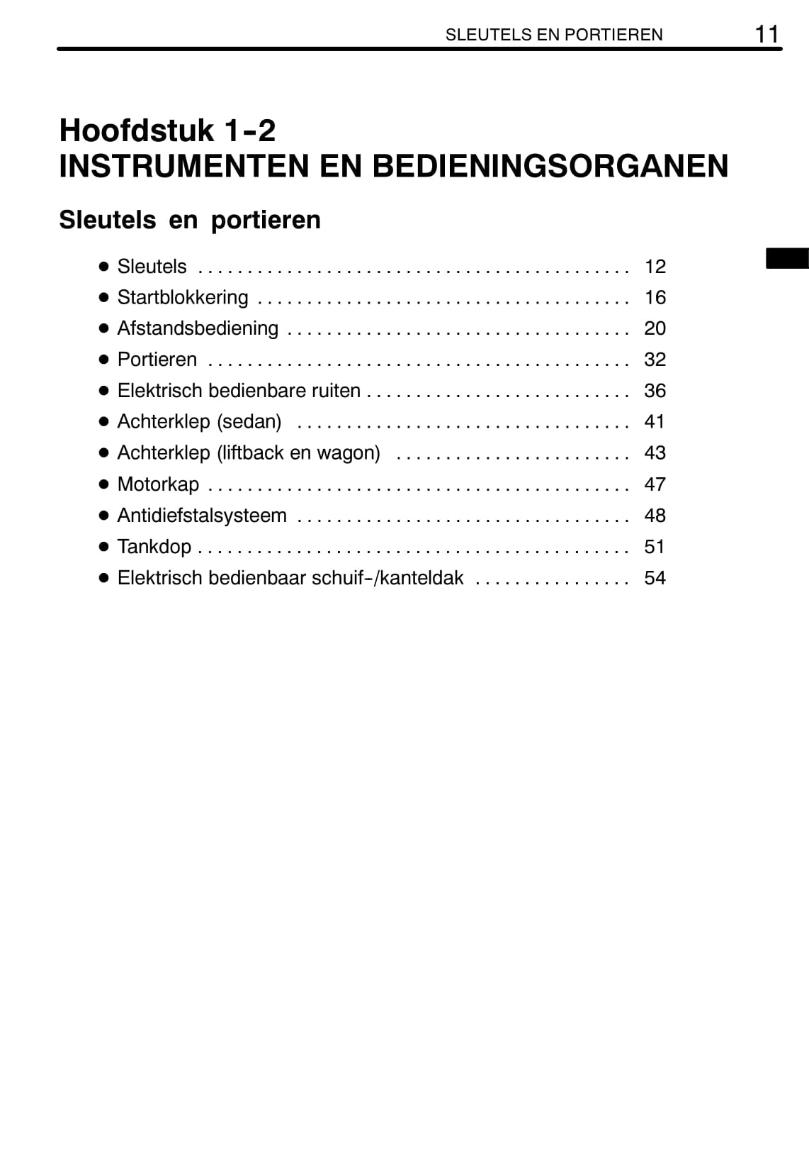 2006-2008 Toyota Avensis Owner's Manual | Dutch