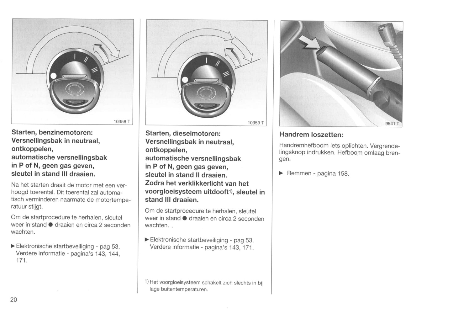 1999-2001 Opel Zafira Gebruikershandleiding | Nederlands