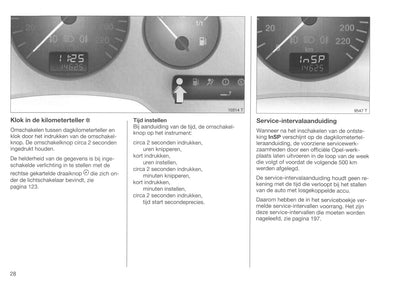 1999-2001 Opel Zafira Gebruikershandleiding | Nederlands