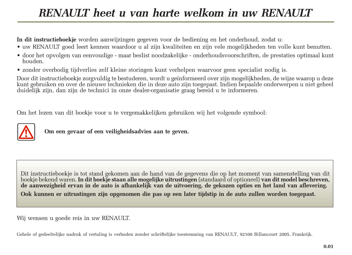 2005-2007 Renault Clio Gebruikershandleiding | Nederlands