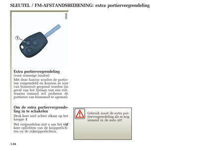 2005-2007 Renault Clio Gebruikershandleiding | Nederlands