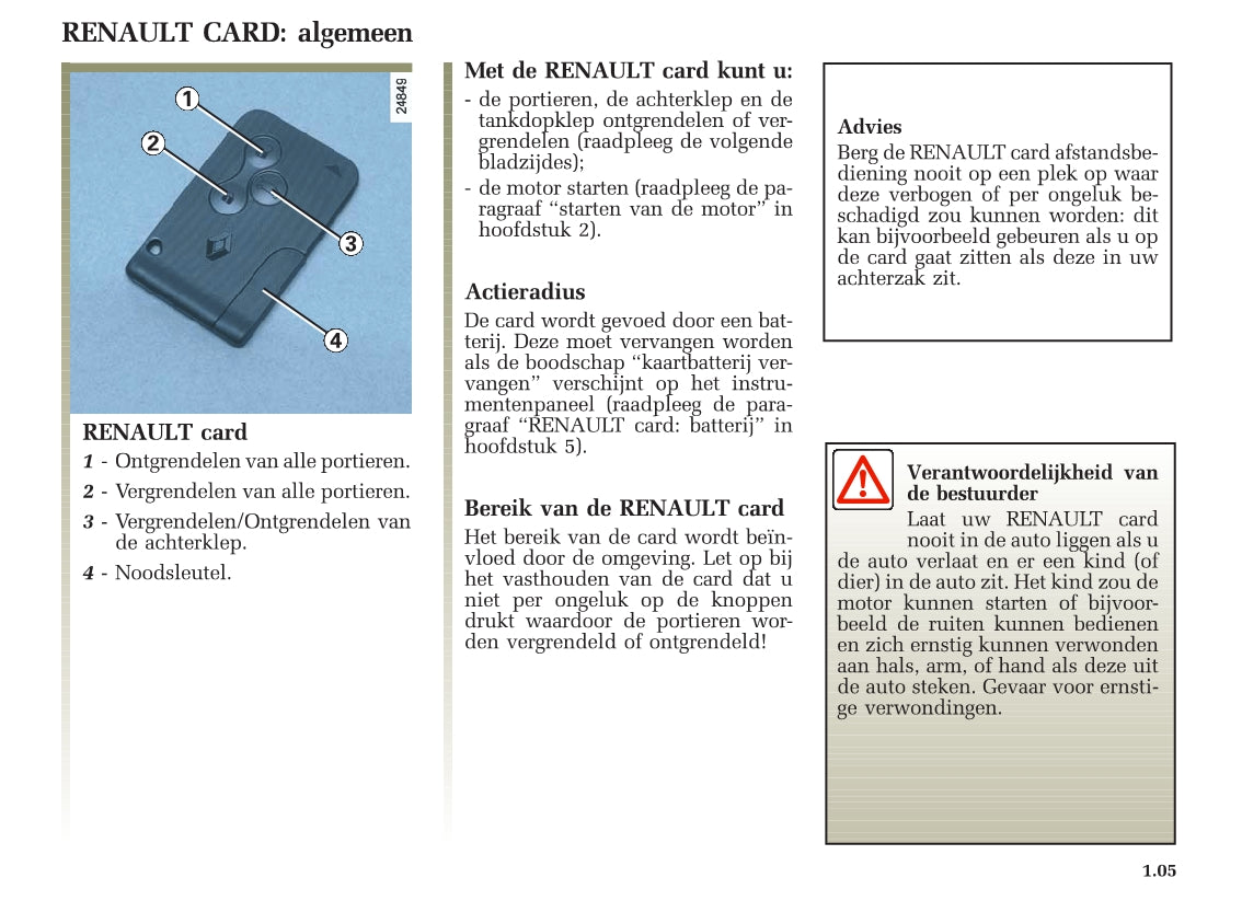 2005-2007 Renault Clio Gebruikershandleiding | Nederlands