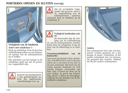 2005-2009 Renault Clio Manuel du propriétaire | Néerlandais