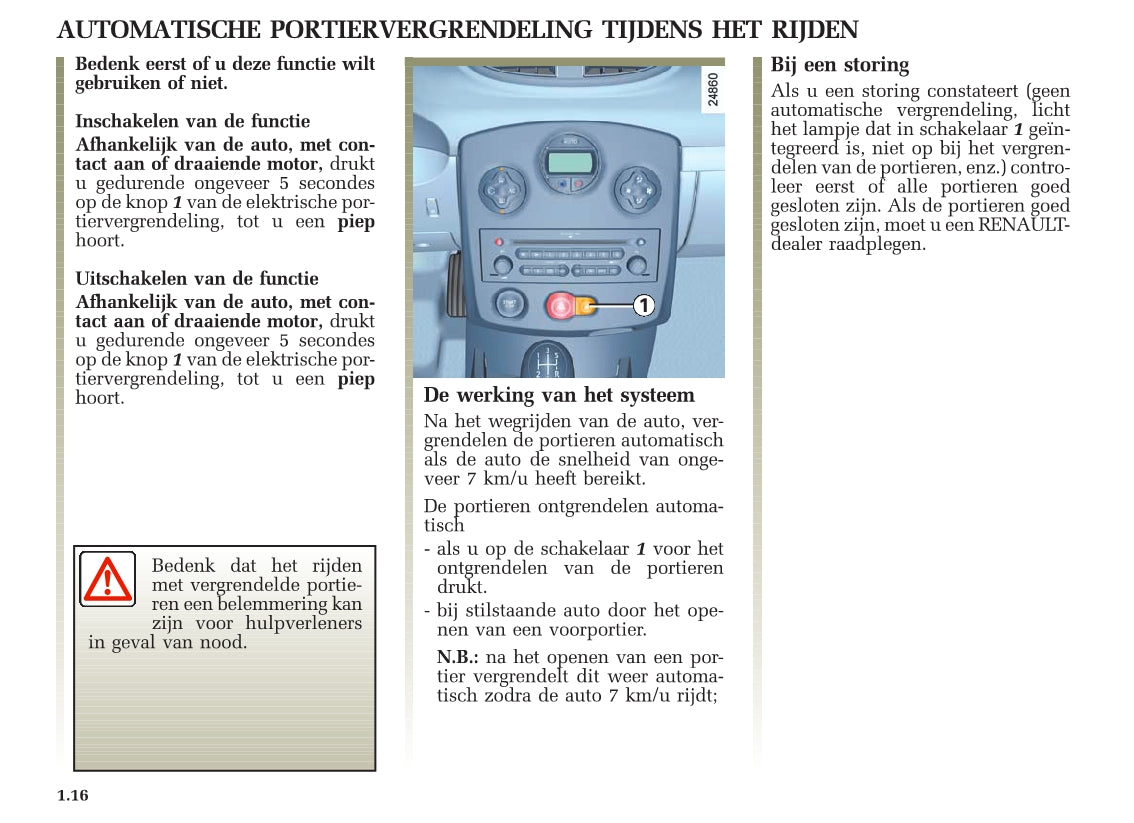 2005-2007 Renault Clio Gebruikershandleiding | Nederlands