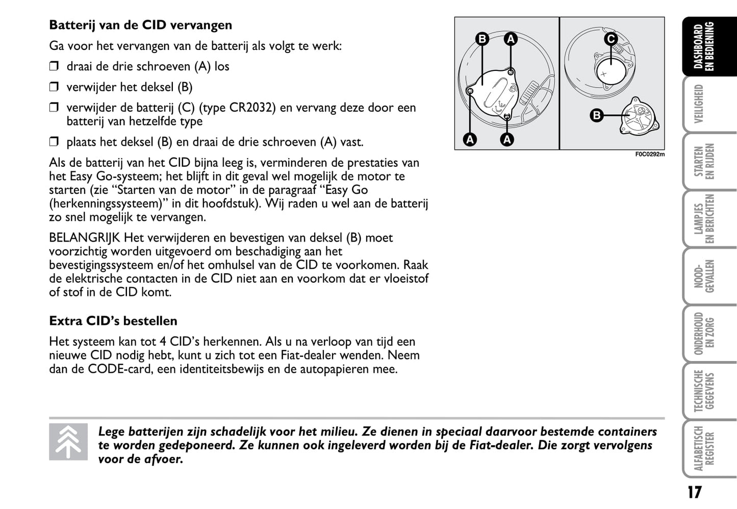 2003-2004 Fiat Stilo Owner's Manual | Dutch