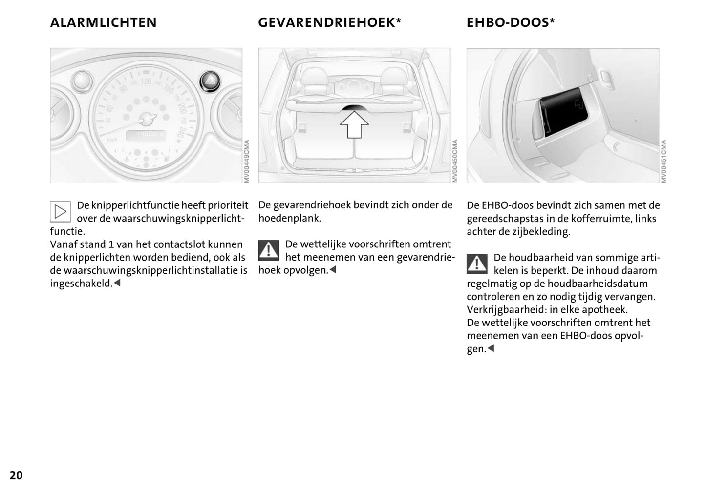 2001-2006 Mini Cooper/One Gebruikershandleiding | Nederlands