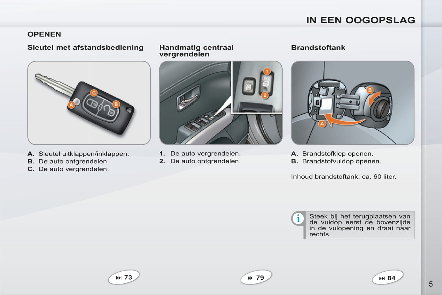 2011-2012 Peugeot 4007 Owner's Manual | Dutch