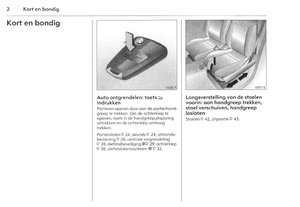 2005-2010 Opel Meriva Owner's Manual | Dutch