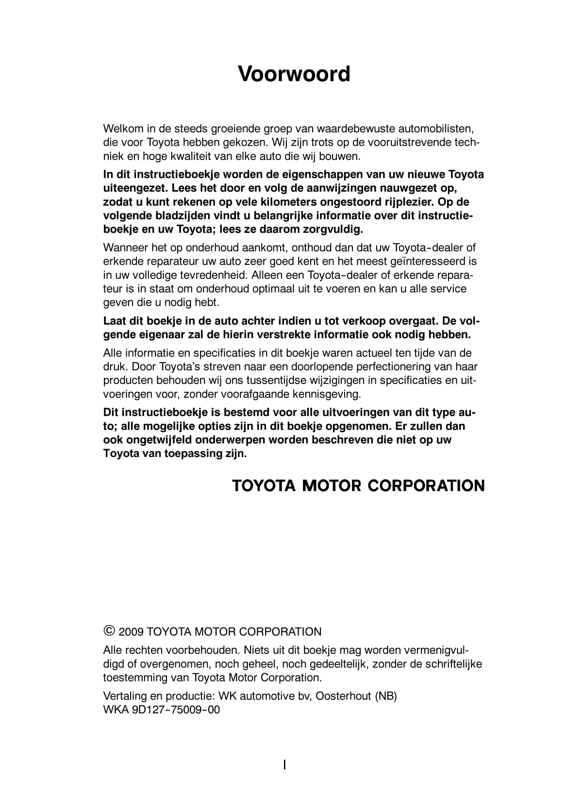 2000-2013 Toyota Dyna Manuel du propriétaire | Néerlandais