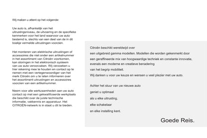 2012-2013 Citroën Berlingo Owner's Manual | Dutch