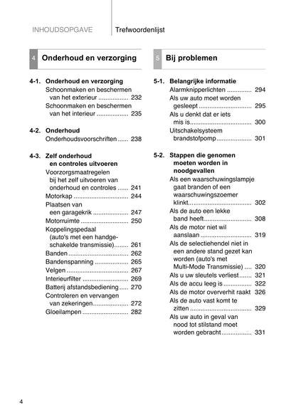 2012-2013 Toyota Aygo Owner's Manual | Dutch