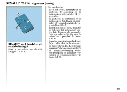 2005-2006 Renault Laguna Owner's Manual | Dutch