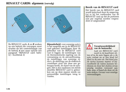 2005-2006 Renault Laguna Gebruikershandleiding | Nederlands