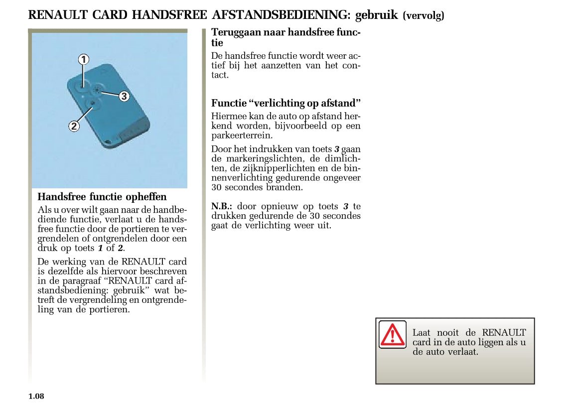 2005-2006 Renault Laguna Gebruikershandleiding | Nederlands