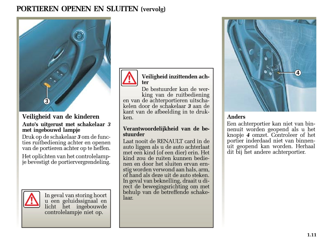 2005-2006 Renault Laguna Gebruikershandleiding | Nederlands