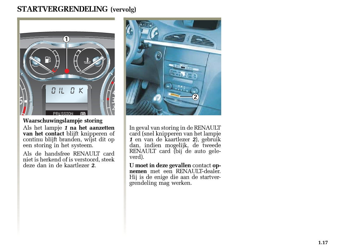 2005-2006 Renault Laguna Owner's Manual | Dutch