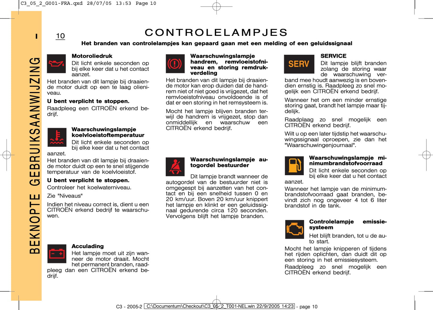 2005-2007 Citroën C3 Gebruikershandleiding | Nederlands