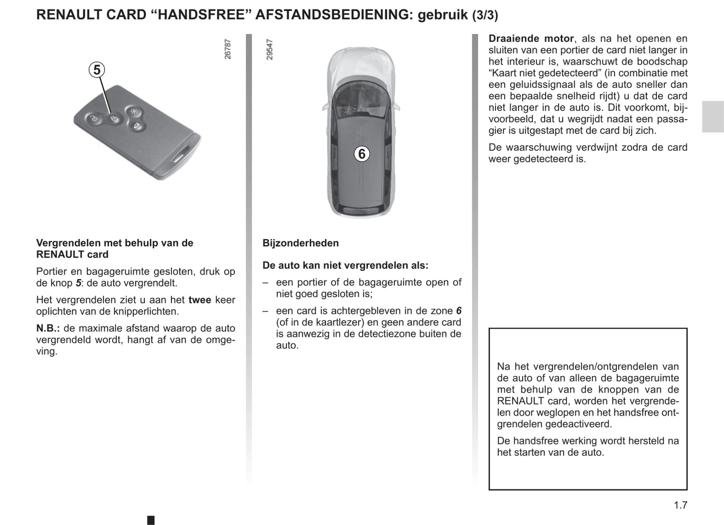 2011-2012 Renault Scénic/Grand Scénic Owner's Manual | Dutch