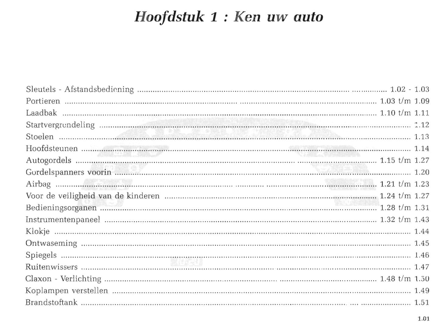 1999-2000 Renault Master Gebruikershandleiding | Nederlands