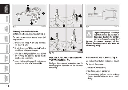 2007-2010 Abarth Grande Punto Gebruikershandleiding | Nederlands