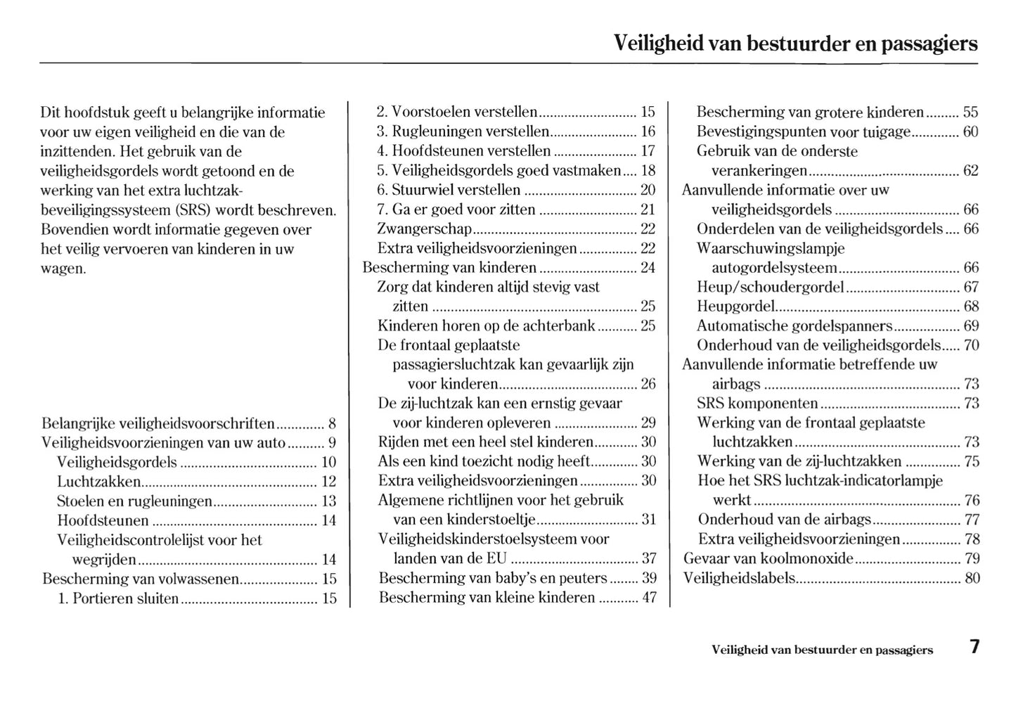 2005-2006 Honda Jazz Gebruikershandleiding | Nederlands