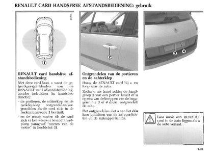 2003-2004 Renault Scénic Gebruikershandleiding | Nederlands