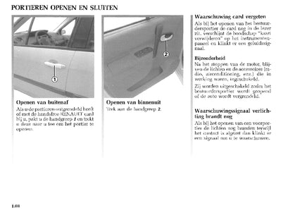 2003-2004 Renault Scénic Gebruikershandleiding | Nederlands