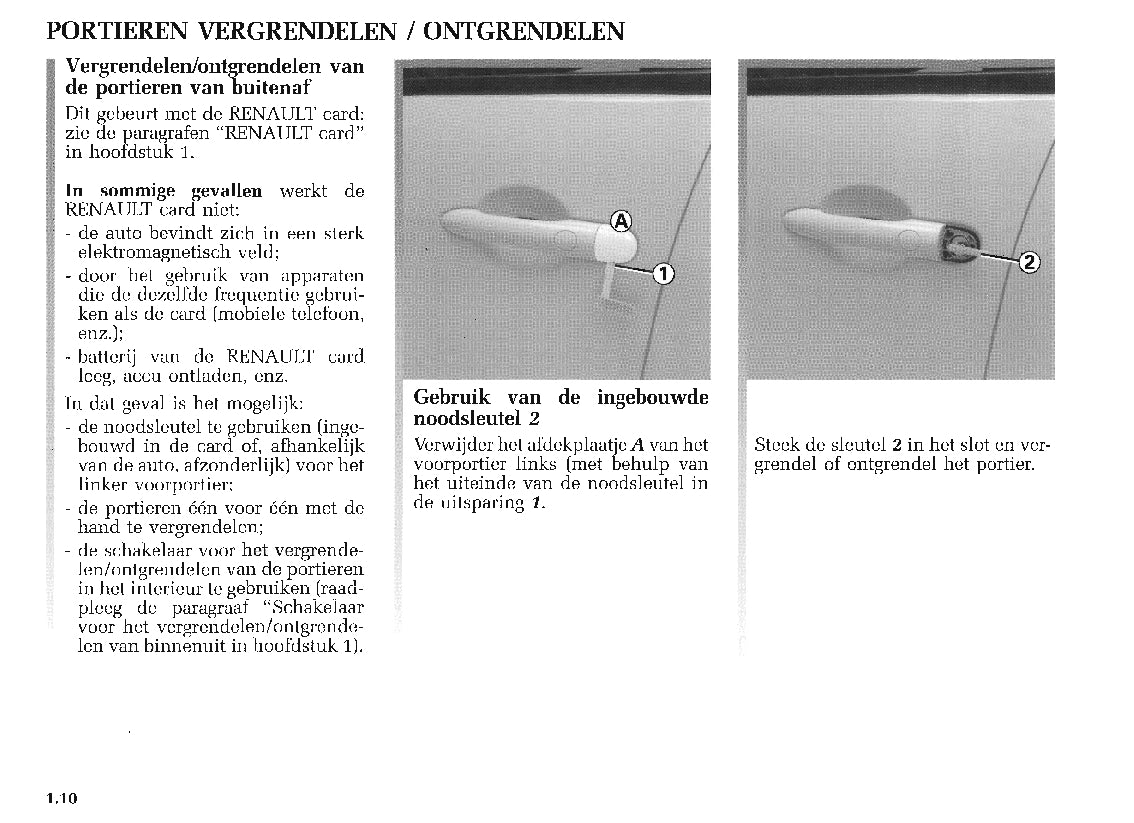 2003-2004 Renault Scénic Gebruikershandleiding | Nederlands