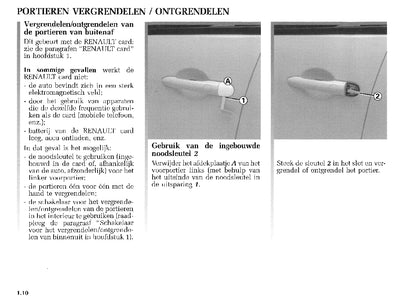 2003-2004 Renault Scénic Gebruikershandleiding | Nederlands