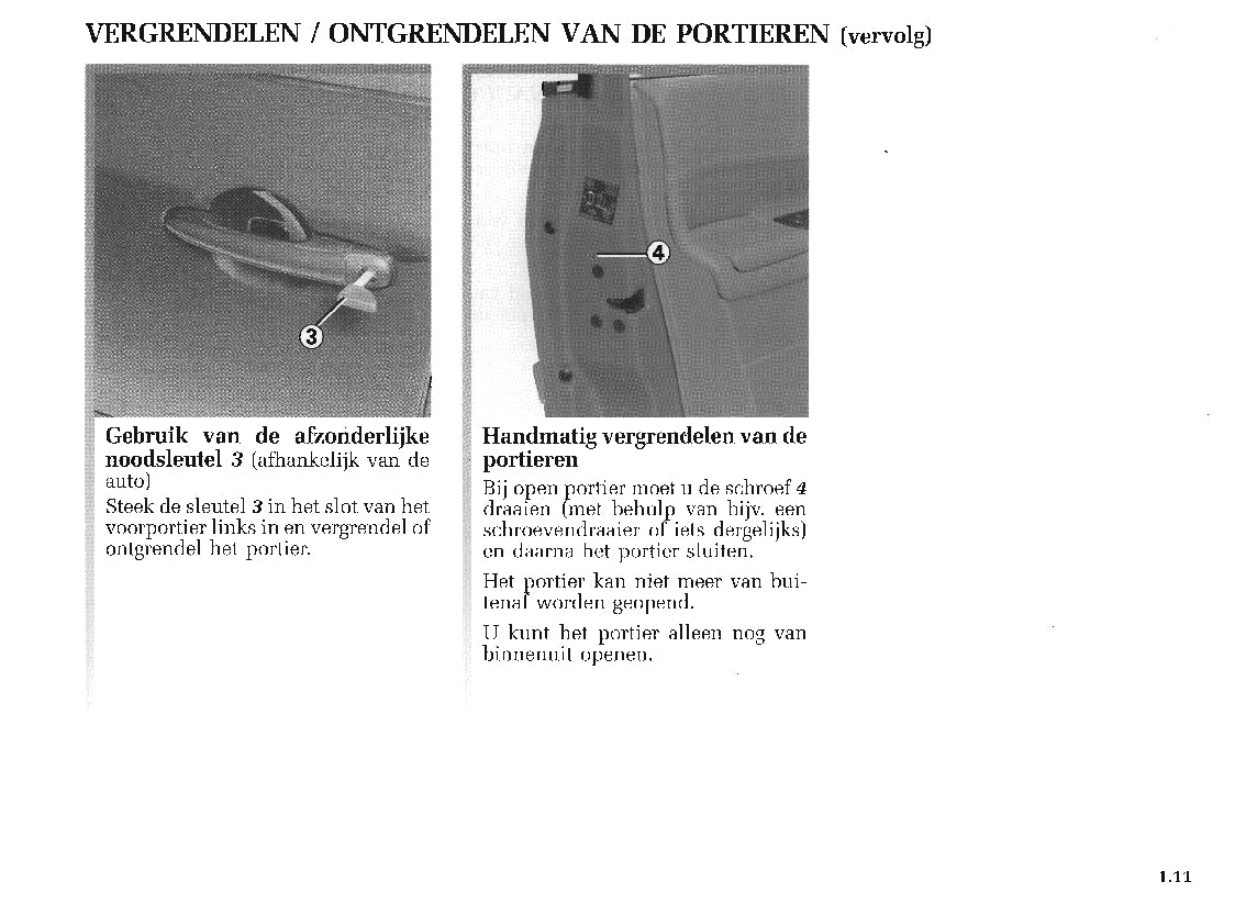 2003-2004 Renault Scénic Gebruikershandleiding | Nederlands