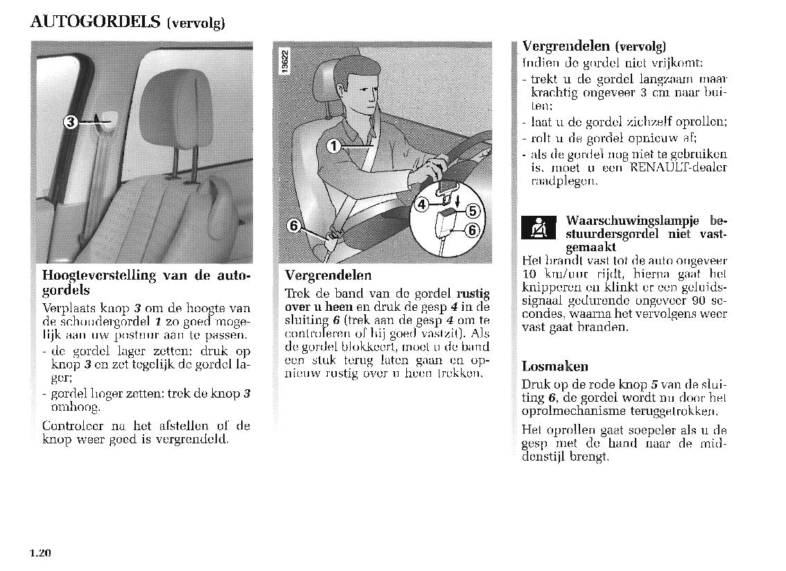 2003-2004 Renault Scénic Gebruikershandleiding | Nederlands