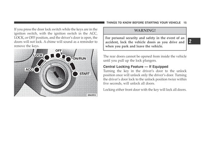 1998-2004 Chrysler 300M Owner's Manual | English