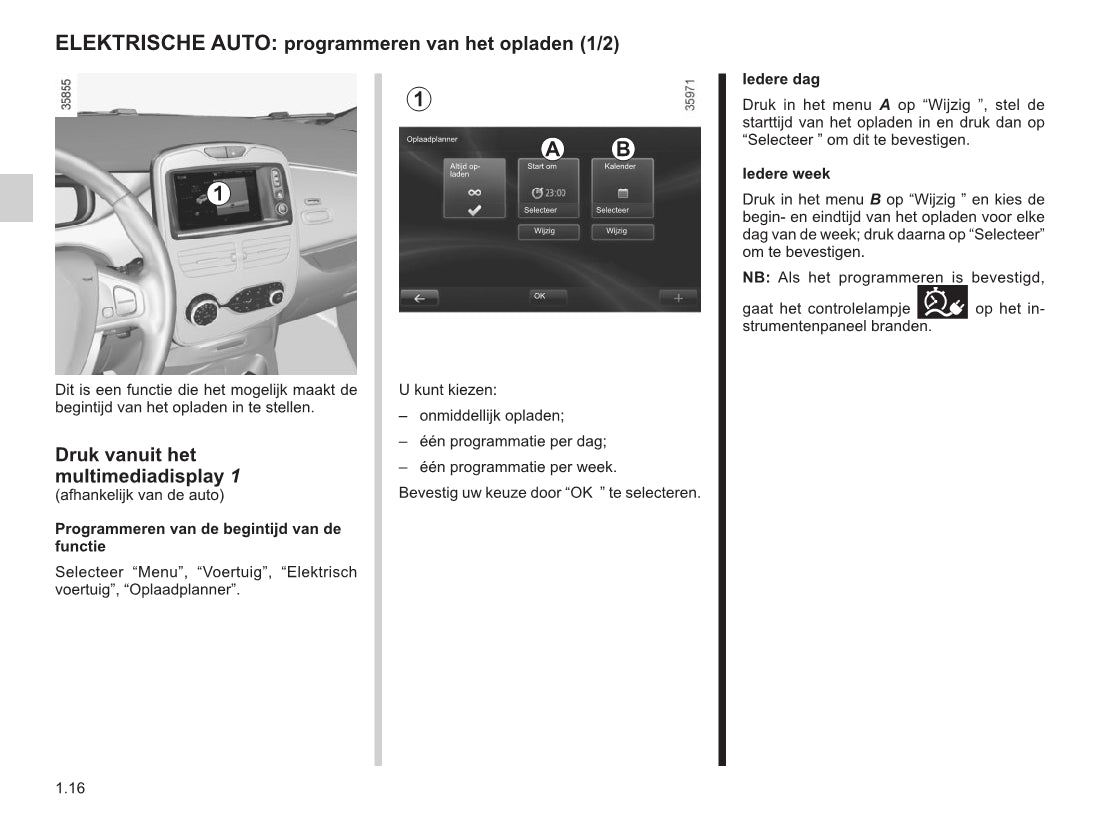 2013-2016 Renault Zoe Manuel du propriétaire | Néerlandais