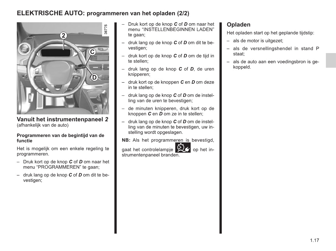 2015-2016 Renault Zoe Gebruikershandleiding | Nederlands