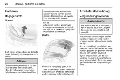 2013-2014 Opel Corsa Gebruikershandleiding | Nederlands