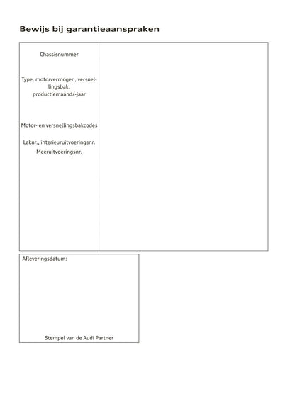 2018-2023 Audi Q3/Q3 Sportback/RS Q3/RS Q3 Sportback Owner's Manual | Dutch