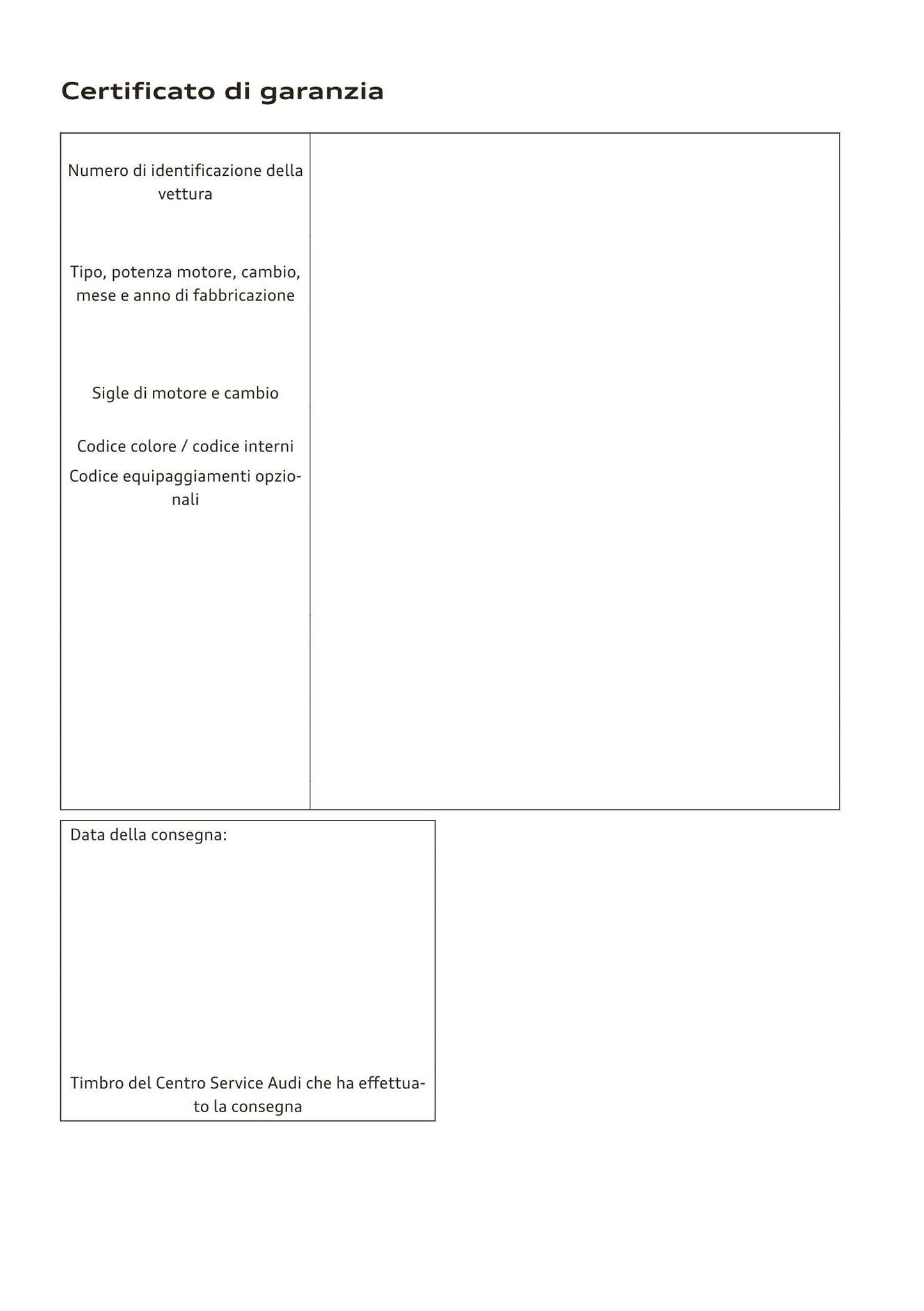 2018-2023 Audi A1 Sportback/A1 citycarver Owner's Manual | Italian