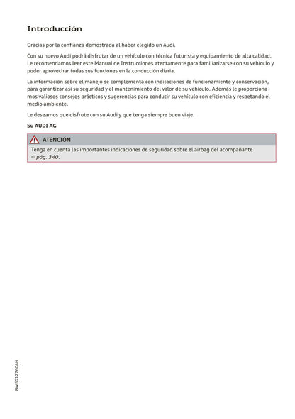 2017-2020 Audi A5 Manuel du propriétaire | Espagnol