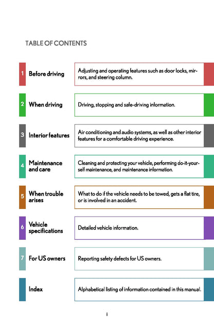 2007 Lexus GX Manuel du propriétaire | Anglais