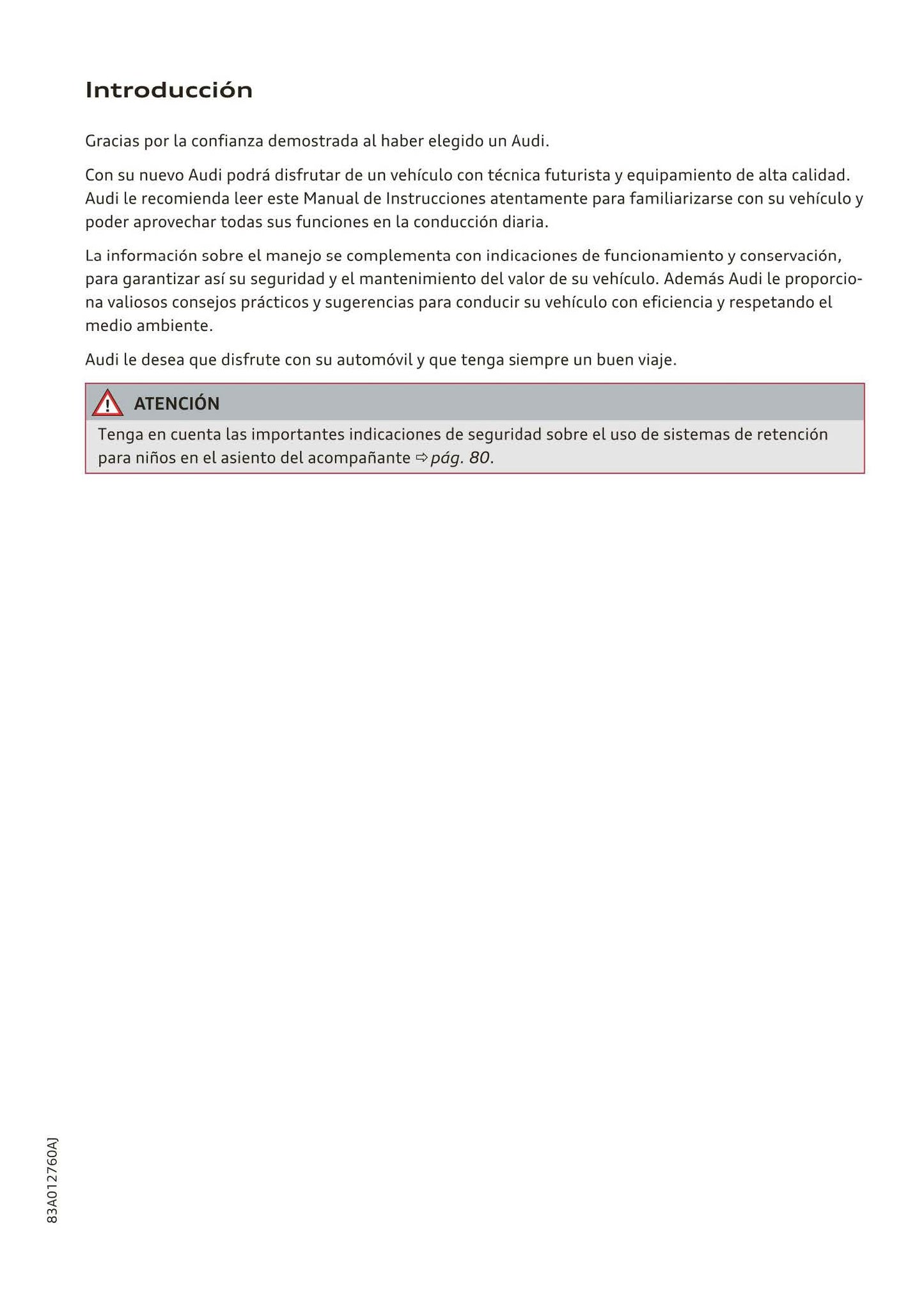 2018-2023 Audi Q3 Manuel du propriétaire | Espagnol