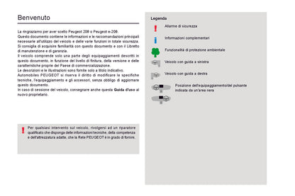 2021-2023 Peugeot 208/e-208 Gebruikershandleiding | Italiaans