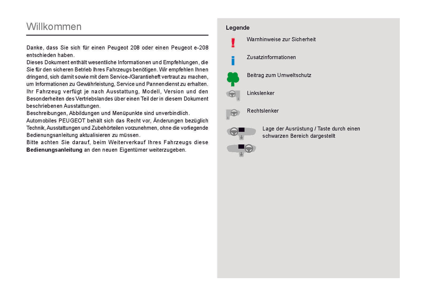 2019-2020 Peugeot 208/e-208 Gebruikershandleiding | Duits