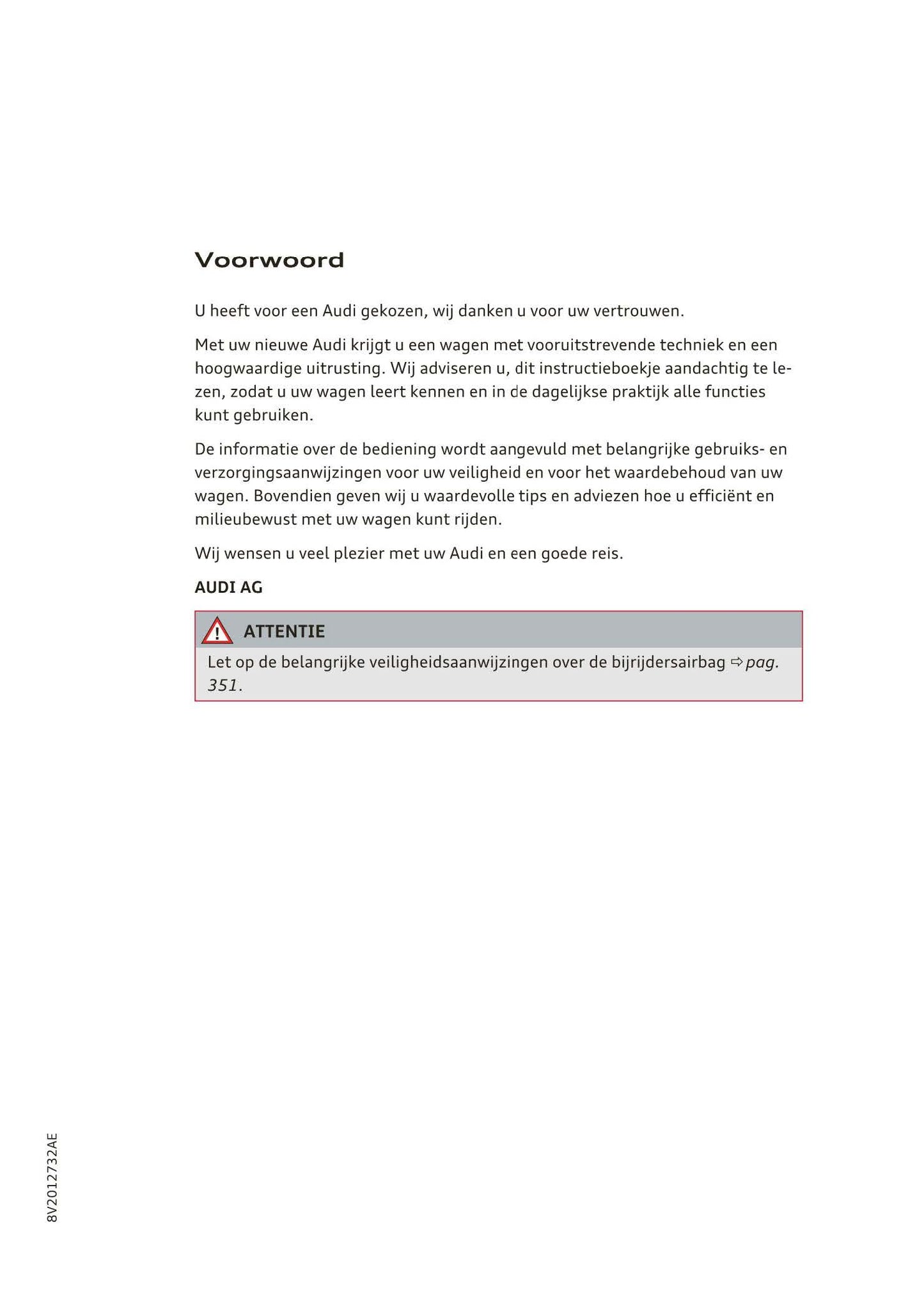 2016-2018 Audi A3/S3/RS 3 Manuel du propriétaire | Néerlandais